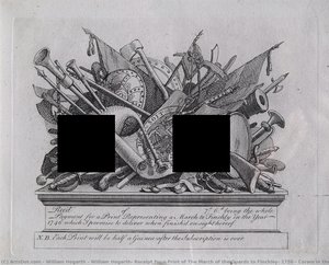 William Hogarth, Receipt For A Print Of The March Of The Guards To Finchley, 1750 © Coram In The Care Of The Foundling Museum — William Hogarth