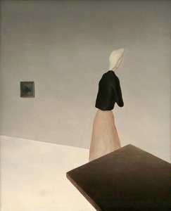 Woman And Table — Albert Reuss