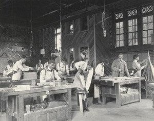 Trade School A carpenter shop