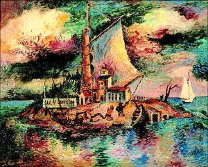 Ship — David Davidovich Burliuk