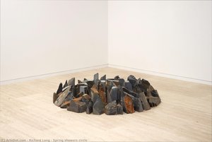Spring Showers Circle — Richard Long