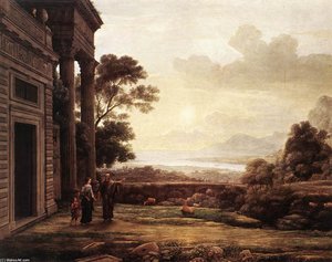 The Expulsion Of Hagar — Claude Lorrain (claude Gellée), Baroque Landscape