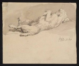 James Ward A Dog Lying Down — James Ward