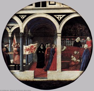 Plate Of Nativity (berlin Tondo) — Masaccio
