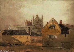 View of exeter cathedral