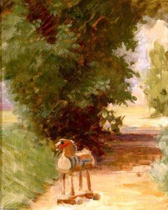 Dobbin on the Path (also known as The Wooden Horse)