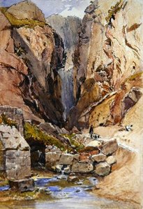 The Castalian Spring, Delphi — John Fulleylove
