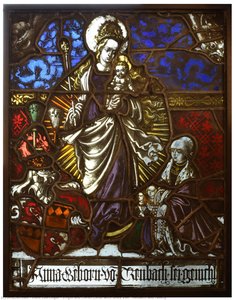 Virgin and Christ Child, with Anna Von Trenbach and Family
