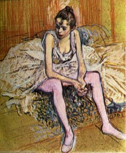 Seated Dancer — Henri De Toulouse-lautrec