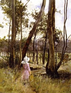 Obstruction, Box Hill — Jane Sutherland, Heidelberg School