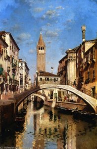 Venetian Canal — Martín Rico Y Ortega