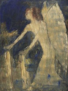 Angel Carrying Light Into The Graves — Christian Rohlfs, Post-impressionism