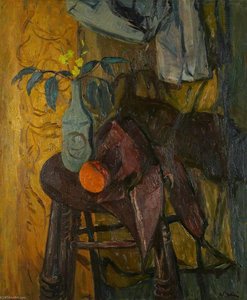 Still Life In Lamplight — Sir William George Gillies