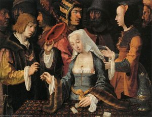 Fortune-teller With A Fool — Lucas Van Leyden, Northern Renaissance