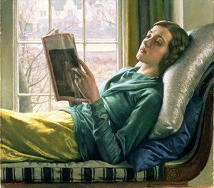 Girl Reading — Harold Knight