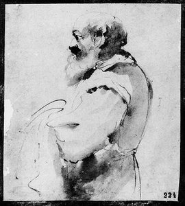 An Old Man — Guercino