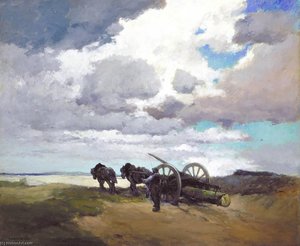 The Wain Team — George Elmer Browne