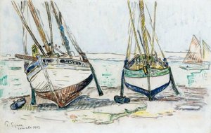 Bateaux De Pêche, Lomalo — Paul Signac
