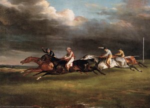 The Epsom Derby — Théodore Géricault
