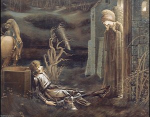 The Dream Of Launcelot At The Chapel Of The San Graal — Edward Coley Burne-jones