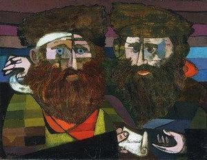 Two Rabbis — Jankel Adler