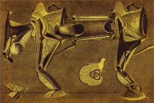 Un Peu Malade Le Cheval Patte Pelu — Max Ernst