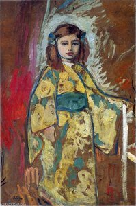 Nono In A Japanese Robe — Henri Lebasque