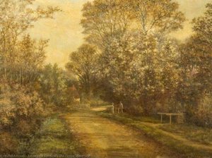 The Falling Of The Leaf — Alfred John Bamford