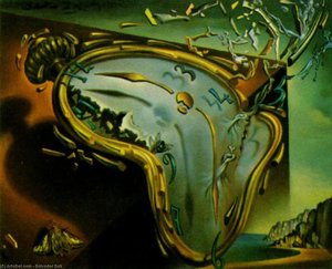 Soft Watch At The Moment Of First Explosion, 1954 — Salvador Dalí