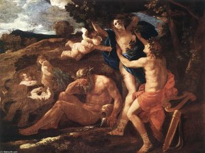 Apollo And Daphne — Nicolas Poussin, Baroque