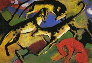 Playing Dogs — Franz Marc