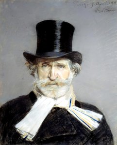 Portrait Of Guiseppe Verdi — Giovanni Boldini, Late Romantic Portraiture