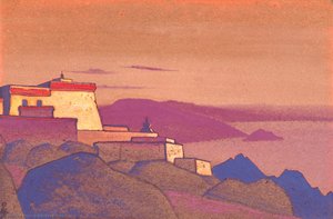 Tibet. Monastery Gelug-pa. — Nicholas Roerich