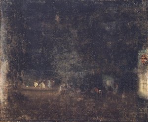 Nocturne In Green And Gold — James Abbott Mcneill Whistler, Aesthetic Impressionism