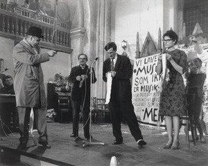 In Memoriam To Adriano Olivetti, Version 1 Poem, Performed During Fluxus Musik Og Anti Musik Det Instrumentale Teater, Nikolai Kirke, Copenhagen, November 23, 1962 — George Maciunas