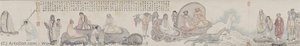 Eighteen Luohans Scroll (handscroll)－3 — Wu Bin