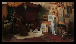 Fair Critics — Charles Courtney Curran