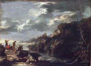 Bandits On A Rocky Coast — Salvator Rosa