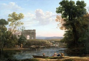 Evening — Claude Lorrain (claude Gellée)