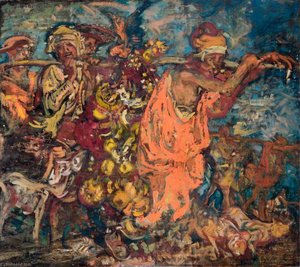 Oriental Study The Man In Red — Frank Brangwyn