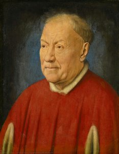 Kardinal Niccolò Albergati (?) — Jan Van Eyck