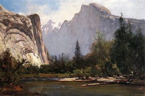 Royal Arches And Half Dome, Yosemite — Thomas Hill