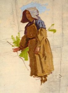 Grape Picker In A Cap 1 — Frédéric Bazille