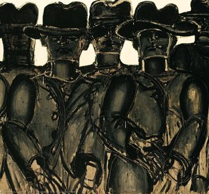 Five Men with Hats