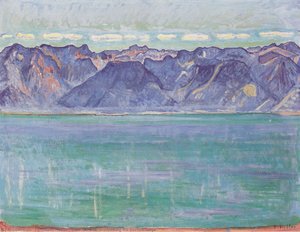 Lake Geneva, Overlooking The Savoyerberge — Ferdinand Hodler