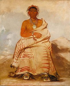 L'har E Tar Rúshe, Ill Natured Man, A Skidi (wolf) Pawnee — George Catlin, American Romanticism