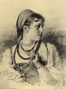 Portrait Of T. A. Mamontova — Ilya Yefimovich Repin