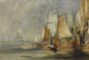 Port Scene — William Simpson