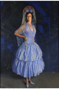 Portrait Of Lady Micaela Aramburu Y Picardo — Ignacio Zuloaga Y Zabala