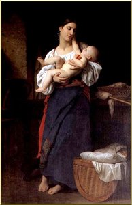 Maternal Admiration — William-adolphe Bouguereau